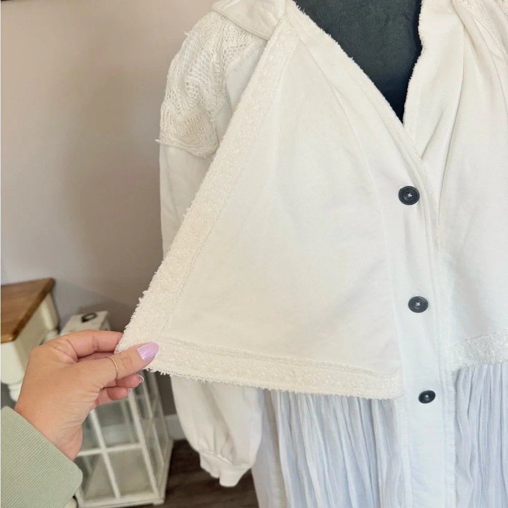 Free People • Float On Duster Hooded Cardigan